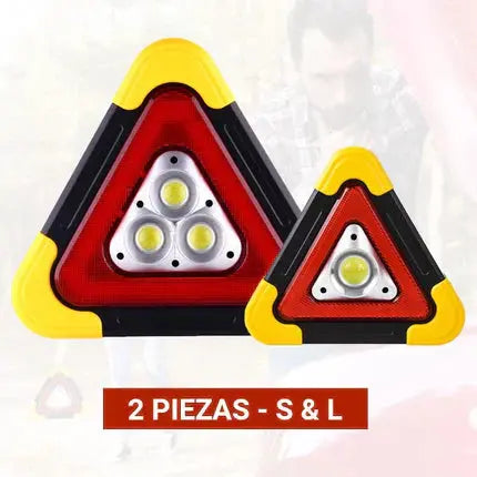 🚗Triangular Solar Emergency Signal Light for the Roadside✨
