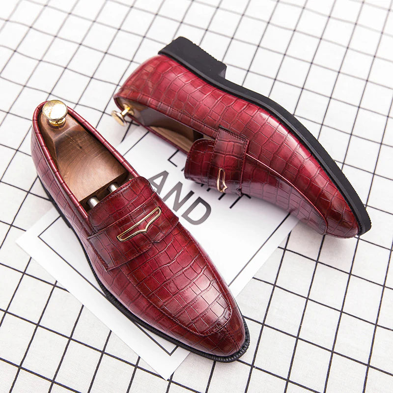 Business Men's Fashion British Plus Size Casual Shoes Loafers
